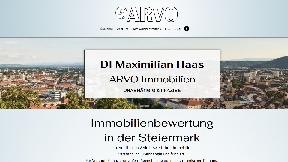 DI Maximilian Haas | ARVO Immobilien